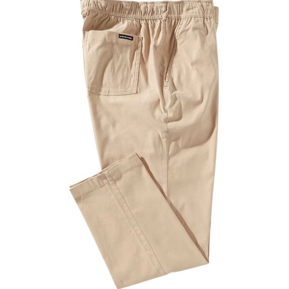 NWOT QUIKSILVER Surfing Surf Beach Mens Joggers Pants Sz XL Khaki